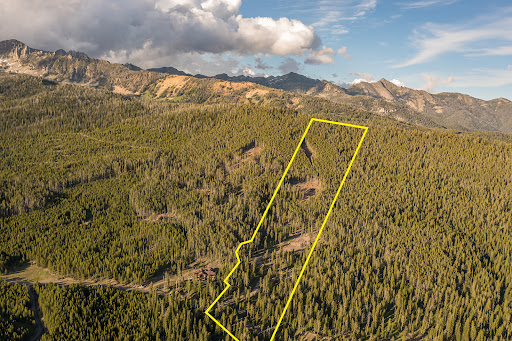 Wooded land with mountains in background - Buy this luxury property in Big Sky