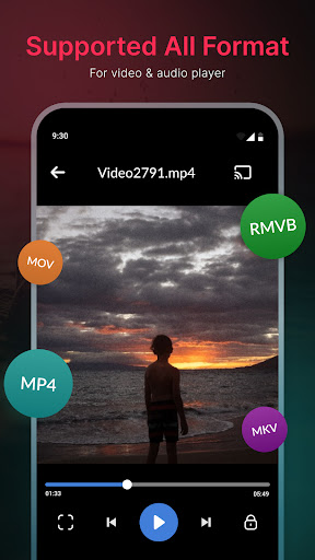 Screenshot Video Player HD : Music Player