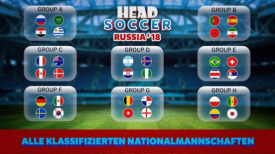 Head Soccer Russland Cup 2018: Weltfußball Screenshot