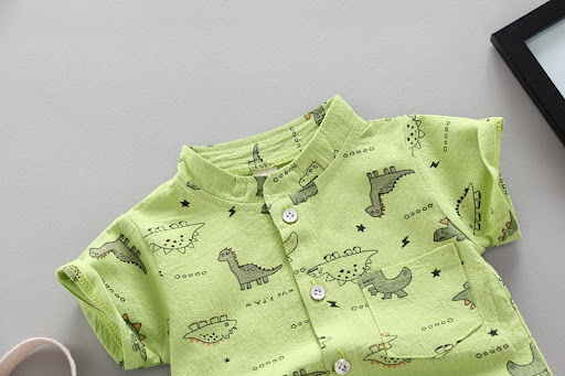 Title 20, Baby Boy Short Sleeve Suit Personality Shirt Sh...