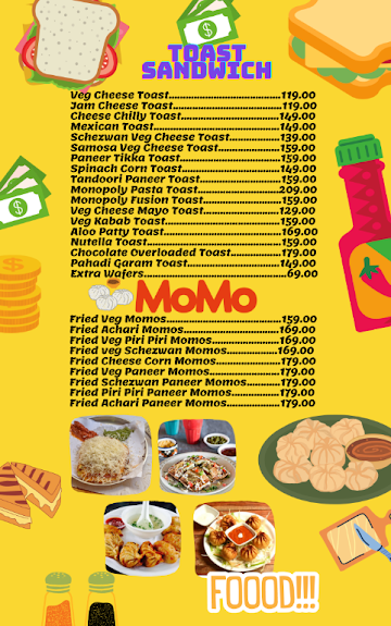 Monopoly menu 