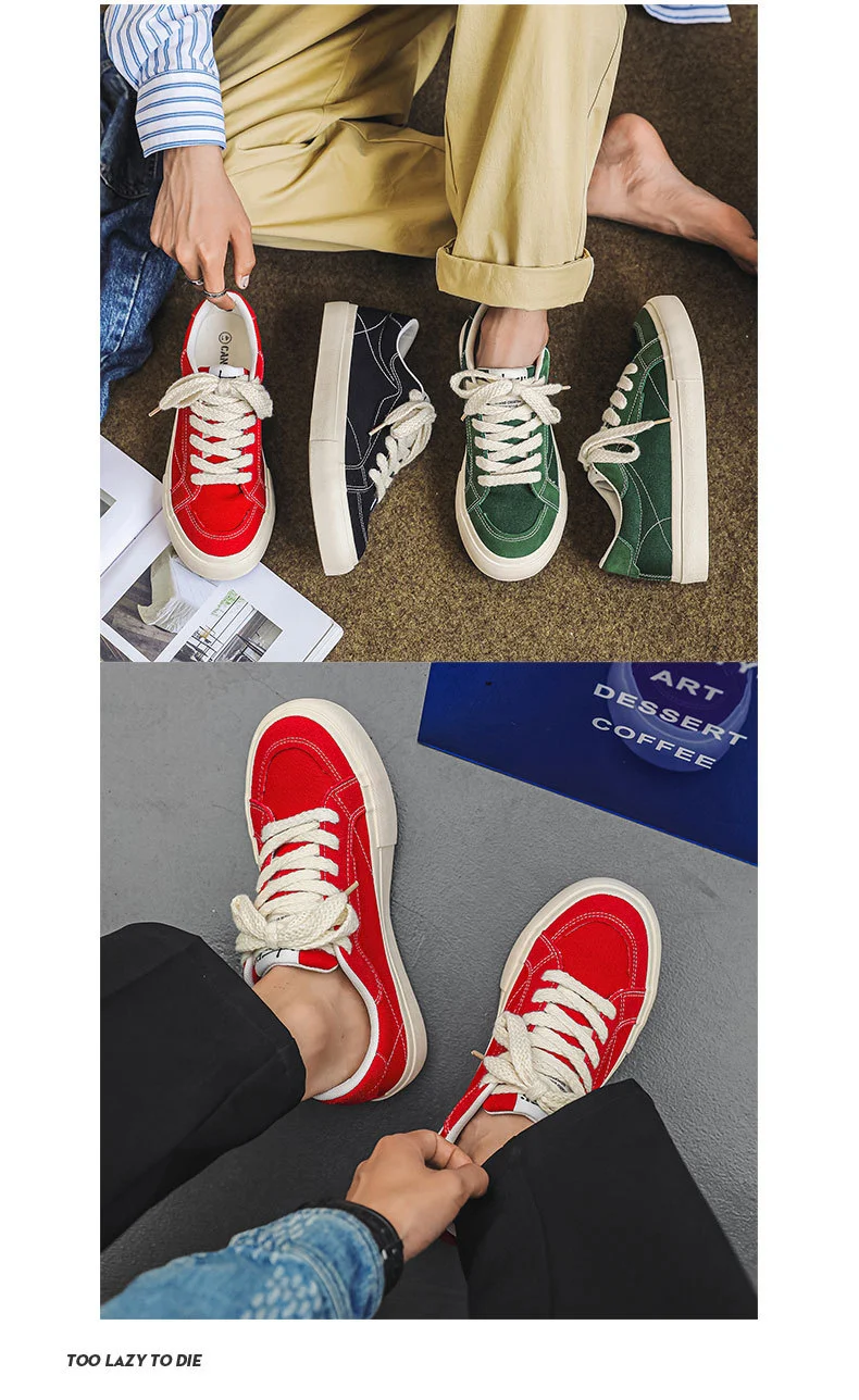 Title 2, Mens Summer Canvas Shoes Casual Sneakers. Ligh...