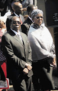 President Robert Mugabe and his wife Grace at the national Heroes Acre in Harare this week for the funeral of struggle hero Andrew Sikajaya Muntanga. Muntanga's son, Dominic, reminded mourners that Matabeleland has been neglected by Zanu-PF and government