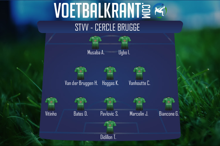 Opstelling Cercle Brugge | STVV - Cercle Brugge (31/01/2021)