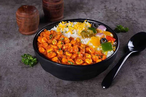 Corn Masala Rice Bowl