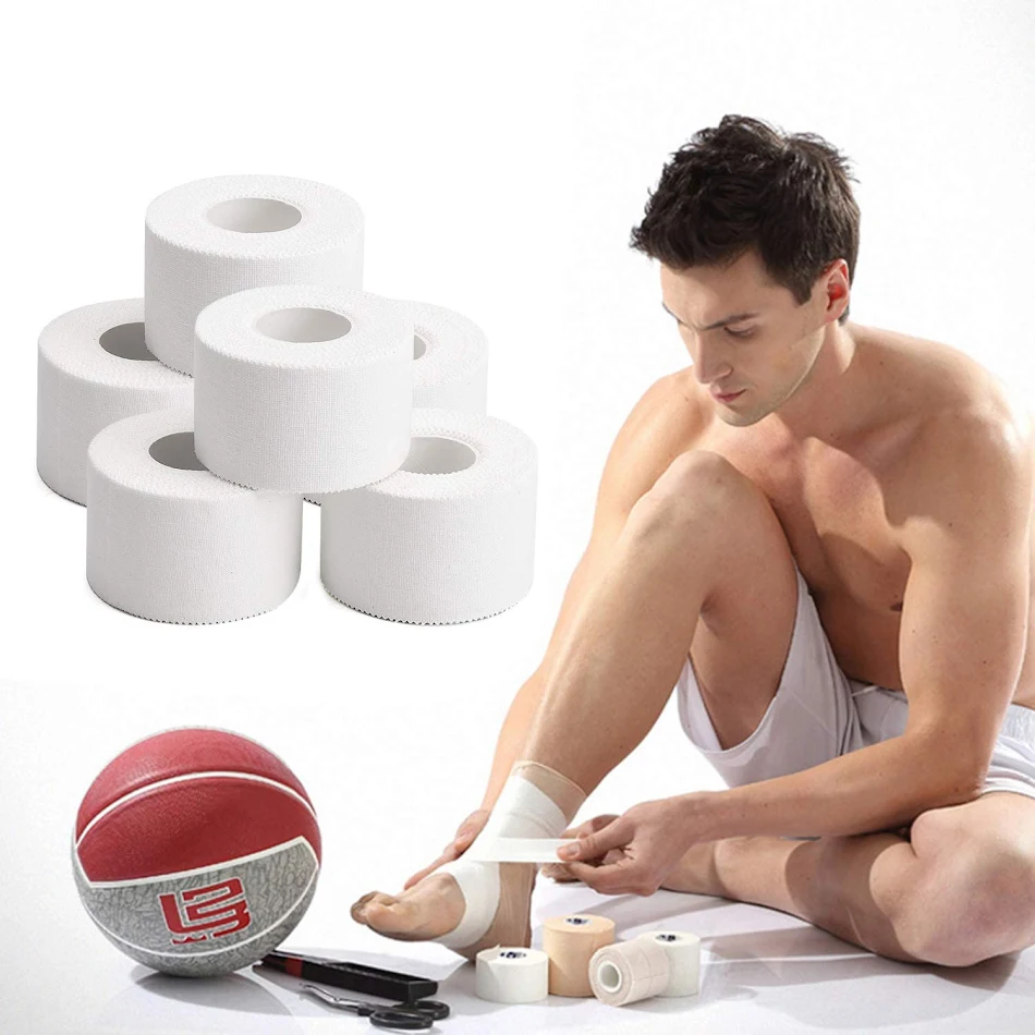 Bandage Fixe de Protection pour Thérapie Sportive Soutien et soulagement des blessures. Bandage athlétique résistant pour récupération musculaire et articulaire.