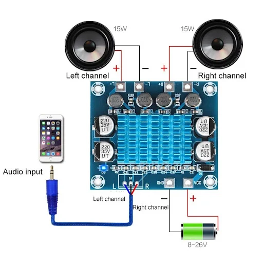 Title 3, HD Digital Audio Power Amplifier Board MP3, del...