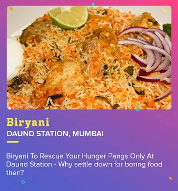 Biryani at Daund Station is the best to fulfill that hungry stomach