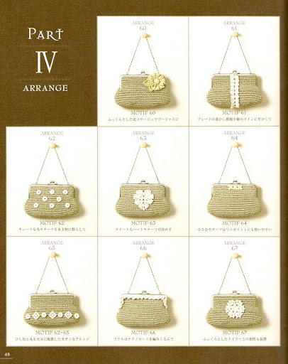 للمتميزات فقط اعملي شنطتك الكروشية وغيري موديلها كل يوم بأفكار بسيطة جداااا(crochet handbag) P48