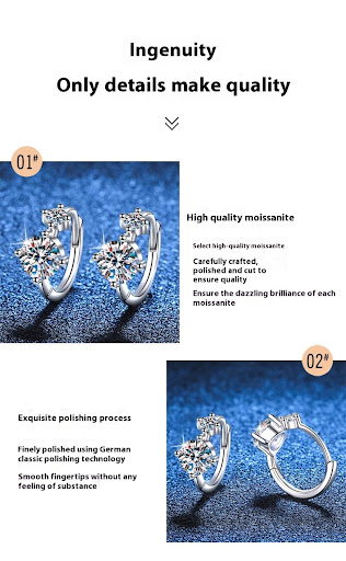 Title 6, S925 Sterling Silver Earrings Plated Pt950, D C...