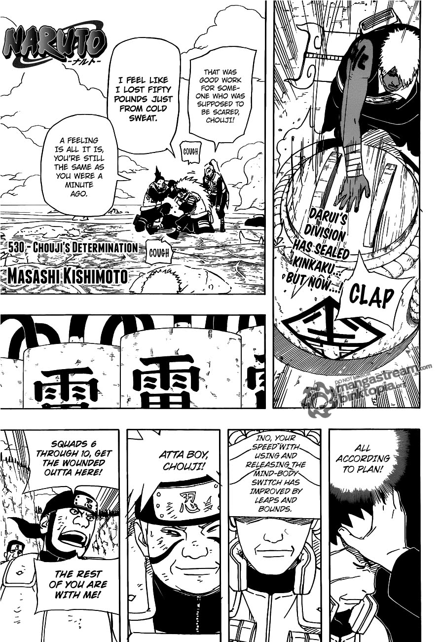 Naruto Shippuden Manga Chapter 530 - Image 01