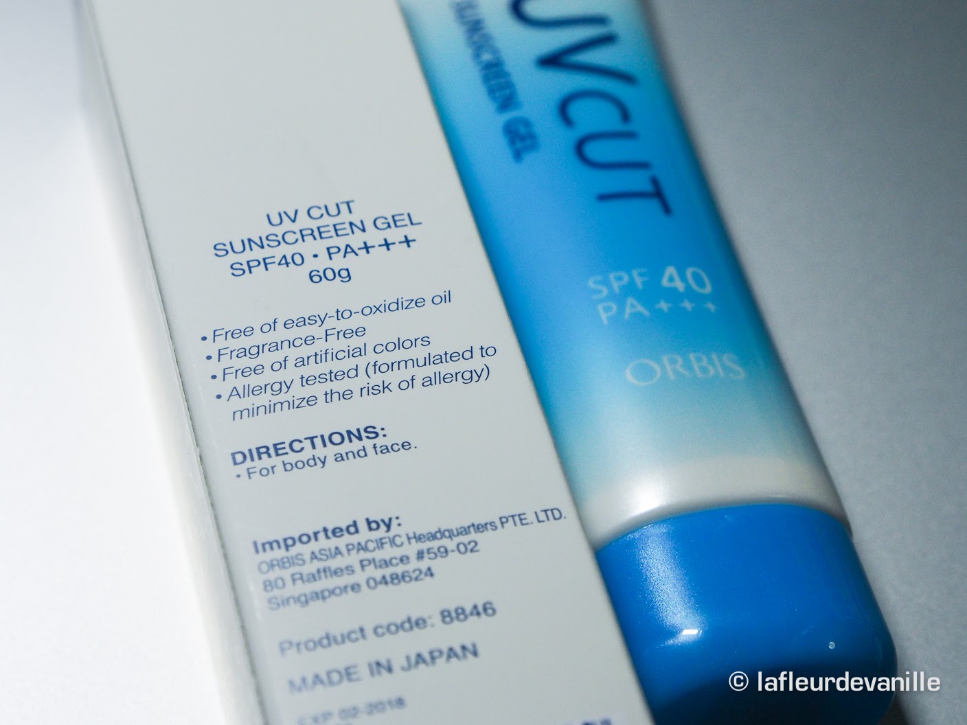 Beauty: Orbis UV Cut Sunscreen Gel SPF40 PA+++ – La Fleur de Vanille