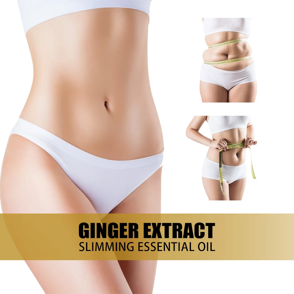 Gember Body Shaping Essentiële Olie Massage, Versteviging Buik en Dijbenen, Hydrateert Huid, Body Shaping Olie.