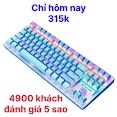 Bàn Phím Cơ K2 Pro Crack Bản Nâng Cấp 2023 Led Rgb, 10 Chế Độ Nháy Dành Cho Máy Tính, Laptop Chơi Game Cực Đã