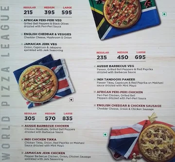 Domino's Pizza menu 