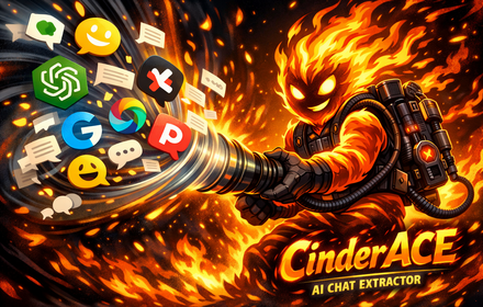 CinderACE - Universal AI Chat Exporter