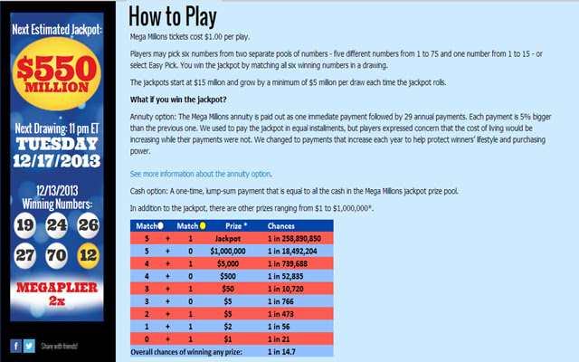 Mega Millions Jackpot