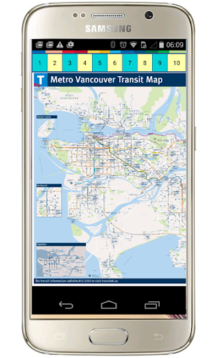 Vancouver Bus Subway Map