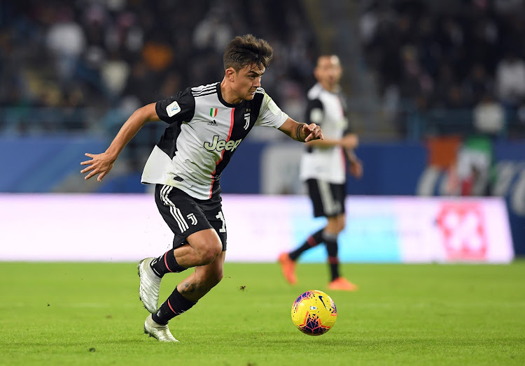 Juventus' Paulo Dybala in action