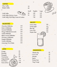 Cafe Ameyzing menu 1