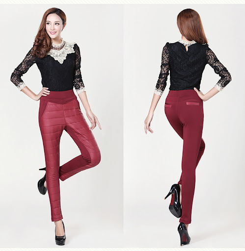Title 4, Womens Down Pants Outerwear Fashionable High W...