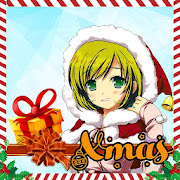 Santa Girl Xmas Gift Delivery  Icon