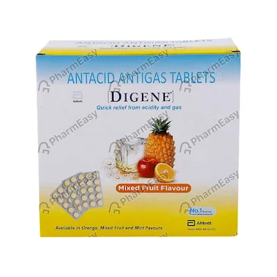 DIGENE MIXTED FRUIT TABLET 15'S