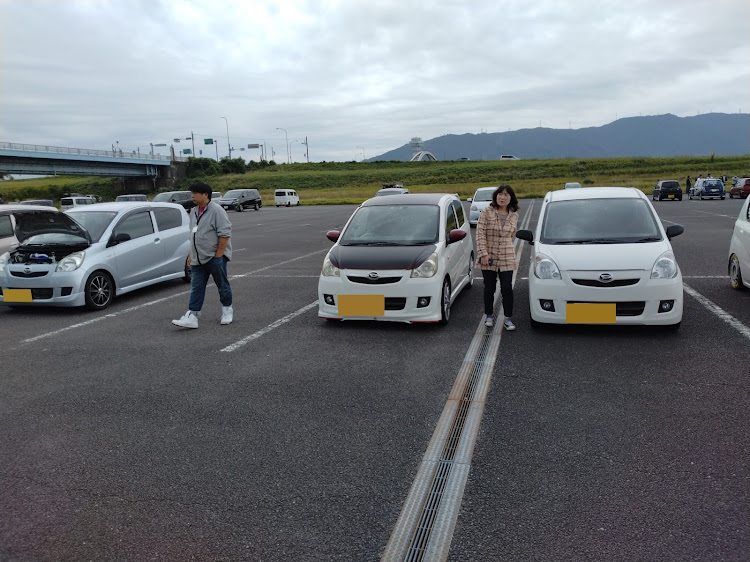 ミラカスタムの木曽三川公園MT・弐漆伍倶楽部・L-ﾌｧﾐﾘｰ(light car family)・10月もよろしくお願いしますに関するカスタム事例の投稿画像3枚目