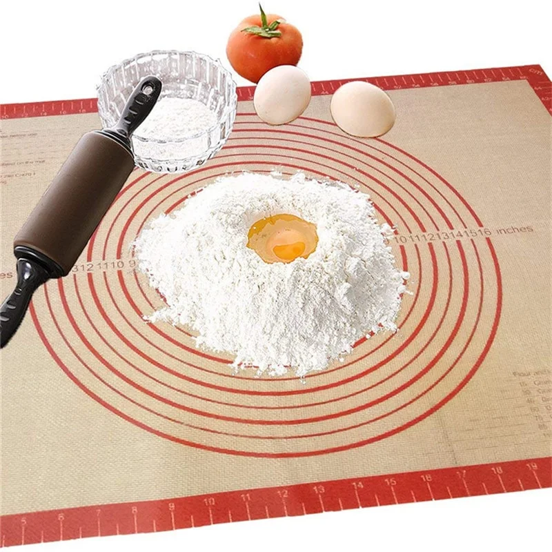 Temperatuurbestendige, anti-aanbak glasvezel bakmat. Gemakkelijk bakken, voorkomt aanbakken, perfecte resultaten, ideaal voor oven en meer.
