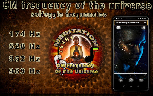 Screenshot OM frequency of the universe 2