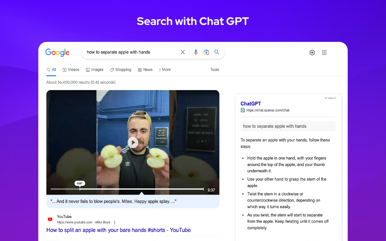 AI Search GPT for Chrome Preview image 1