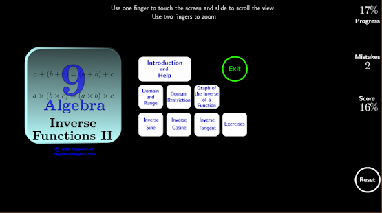 Algebra Tutorial 9: Inverse Functions II(圖1)-速報App