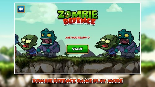 Android application Zombie Defence screenshort
