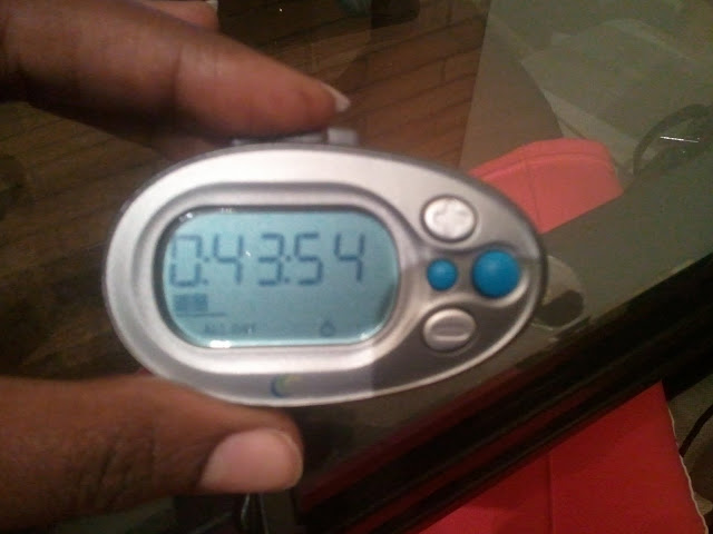 pedometer time