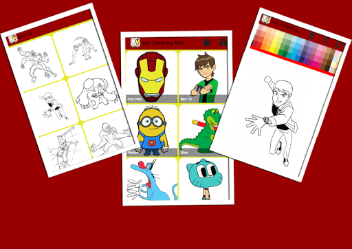 免費下載教育APP|Iron Coloring Book Man app開箱文|APP開箱王