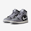 wmns air jordan 1 mid cement grey/anthracite/sail