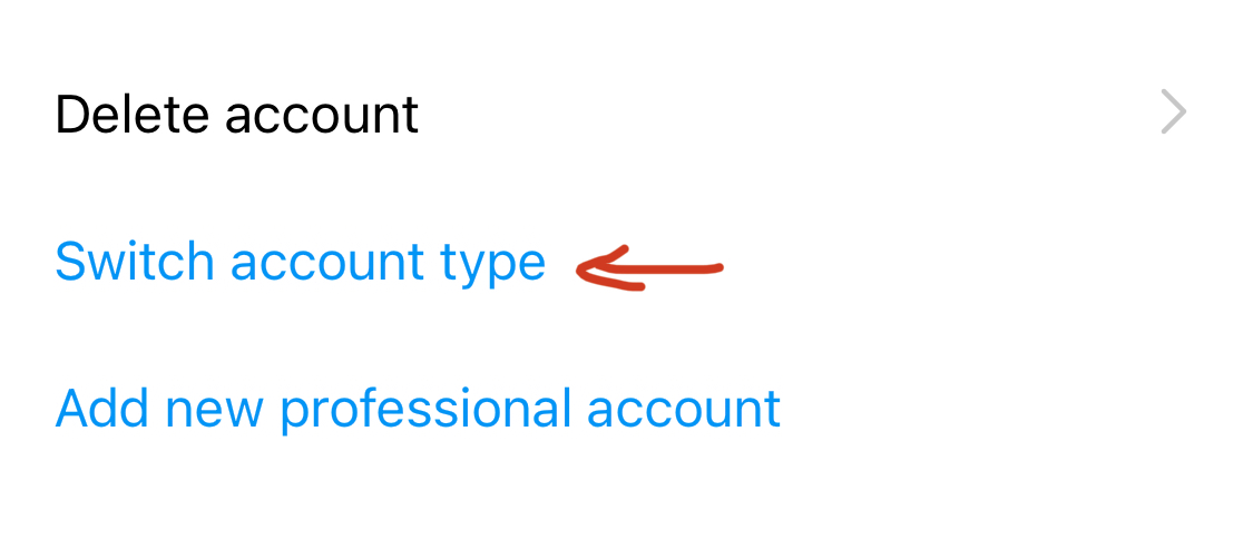 Account type