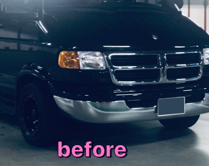 ラム バンのDIY・アメ車好きと繋がりたい・秋の気配・スポイラー取り付けに関するカスタム事例の投稿画像4枚目