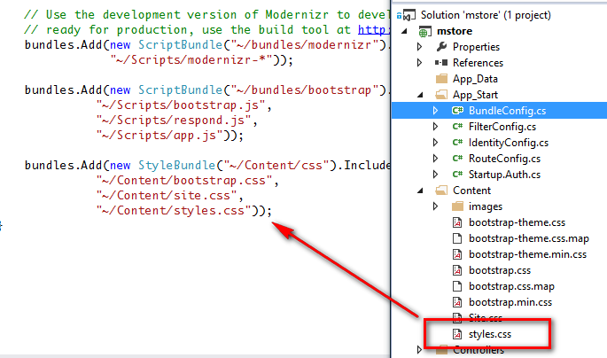 mvc bundles