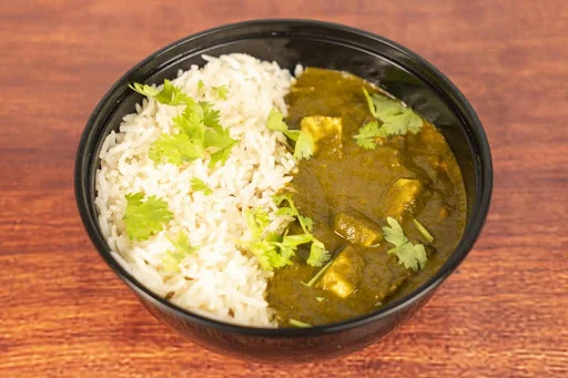 Palak Paneer Bowl With Jeera Rice