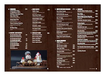 The Chocolate Room menu 