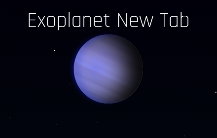 Exoplanet New Tab Preview image 0