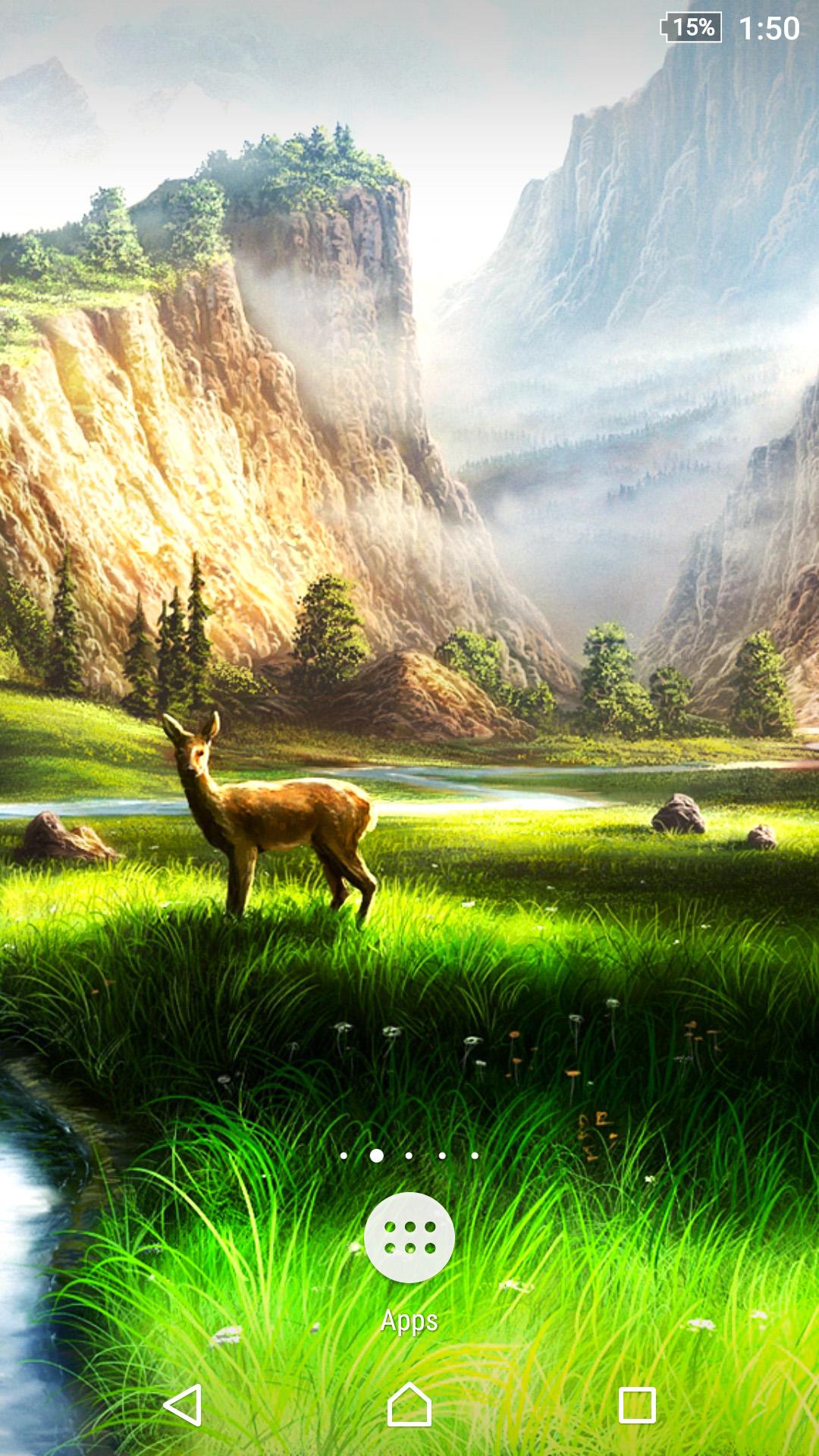 Android application Landscape Live Wallpaper screenshort