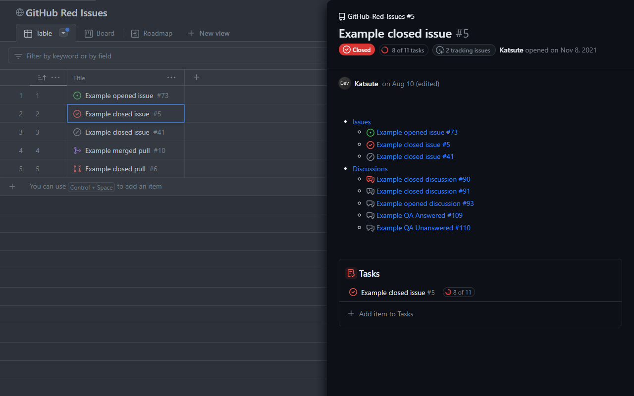 GitHub Red Issues Chrome Extension Image 5