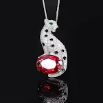 Red Corundum Pendant