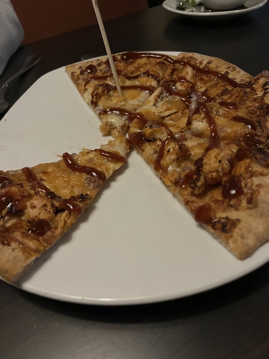 GF BBQ Chicken Flatbread