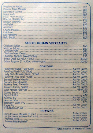 Harsh food point menu 2