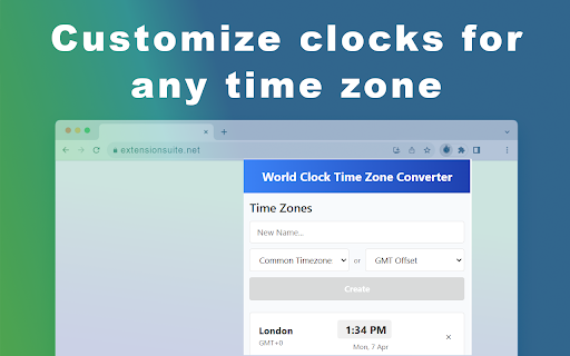 World Clock Time Zone Converter