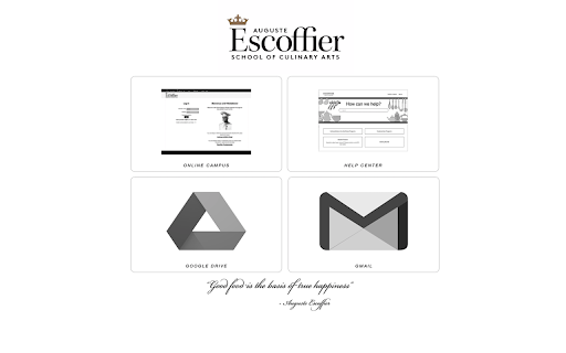 Escoffier's New Tab