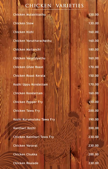 Ruchikkoot Restaurant menu 